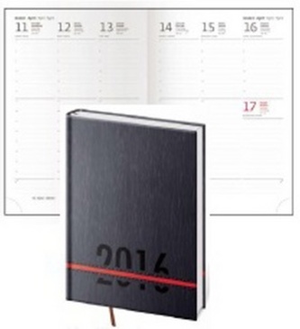Diář 2016 - Strips A5 týdenní - červená