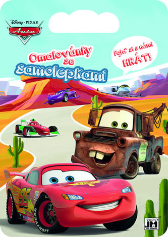 Auta Omalovánky se samolepkami