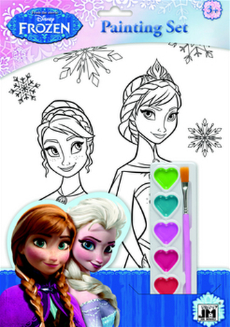 Vymaľovanková súprava A4/ Ľadové kráľovstvo
