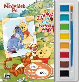 Medvídek Pú omalovánka
