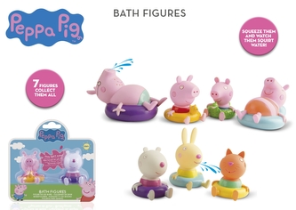 Peppa Pig figurky do koupele 2ks