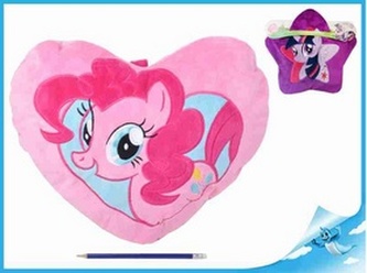 Taška na pyžamo/polštářek plyšový 40x30cm "My Little Pony" 2druhy