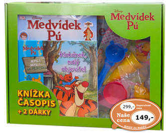 Kufřík Medvídek Pú Klokánek malý objevitel