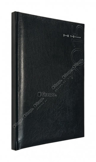 Diář 2014 - Kronos černý - lesklý denní A5