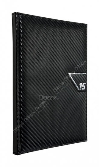 Diář 2014 - Carbon černý denní A5