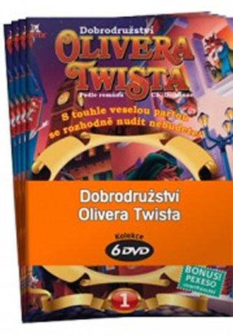 Dobrodružství Olivera Twista 1 - 6 / kolekce 6 DVD Dobrodružství Olivera Twista 1 - 6 / kolekce 6 DVD