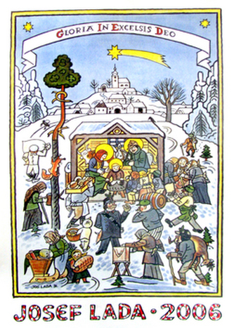 Josef Lada Zima 2006 - nástěnný kalendář