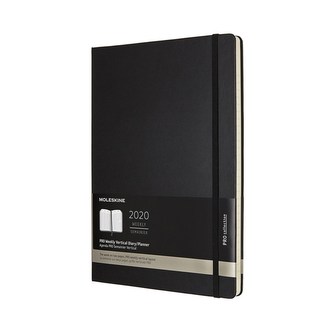 Moleskine: Vertikální diář 2020 tvrdý A4