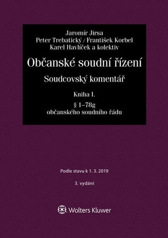 Občanské soudní řízení Kniha I