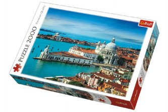 Puzzle Benátky, Itálie 2000 dílků 96x68cm v krabici 40x27x6cm