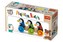 Tučňáci na kolečkách dřevěné 3ks Wooden Toys v krabici 26,5x14x7cm 12m+