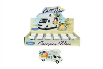 Auto Welly karavan plast 12cm