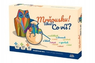 Mrňousku! Ukaž!, co víš? společenská magnetická hra v krabici 42x29x6cm 4+ Mrňousku! Ukaž!, co víš? společenská magnetická hra v krabici 42x29x6cm 4+