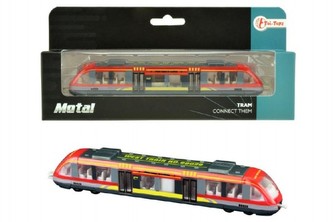Tramvaj kov 17cm v krabičce 21x9,5x4cm