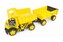 Auto Gigant Truck + vlečka plast v krabici Wader 55x60x32cm