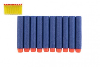 Pěnové náboje 10ks v sáčku 2 barvy