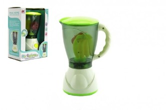 Mixér plast 18cm na baterie se světlem v krabici 16,5x23x10cm