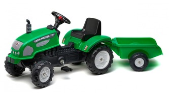 Traktor Farm Master s valníkem zelený