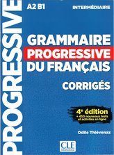 Grammaire progressive du francais: Intermédiaire Corrigés, 4. édition