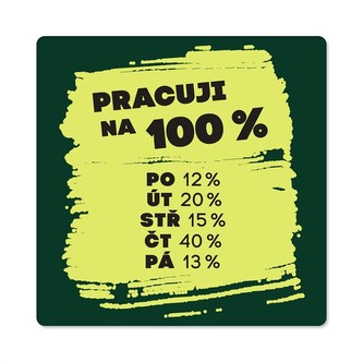 Pánské humorné tričko - 100%, vel. XXL