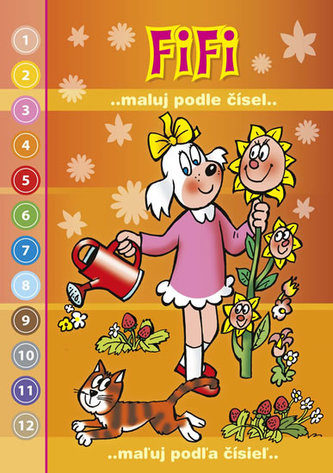 Čtyřlístek - Fifi maluj podle čísel - Omalovánky A5 blok