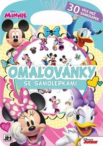 Omalovánky se samolepkami Minnie