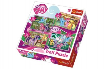 My Little Pony: Puzzle 4v1 (35,48,54,70 dílků)