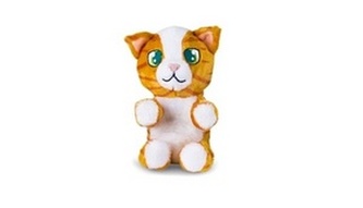 Mini Tickles plyšová kočička rezavá 16 cm na baterie se zvukem