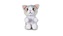 Mini Tickles plyšová kočička šedá 16 cm na baterie se zvukem