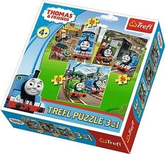 Puzzle Mašinka Tomáš Do akce!