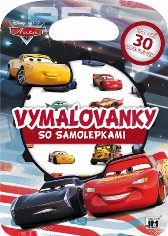 Kreatívny blok so samolepkami/ Cars