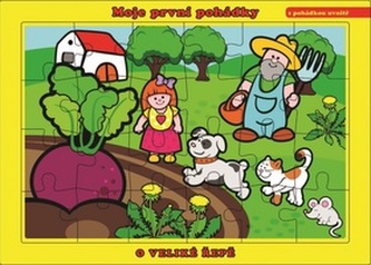 Puzzle deskové O Veliké Řepě 26x17cm 24 dílků Moje první pohádky