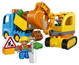 LEGO Duplo 10812 Pásový bagr a náklaďák
