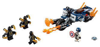 LEGO Super Heroes 76123 Captain America: útok Outriderů