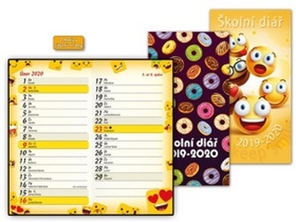Diář 2020 MS101 Lamino měsíční školní