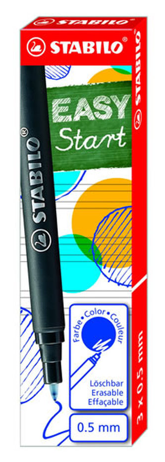 Náplň do rolleru "Easy original", modrá, 0,5mm, STABILO