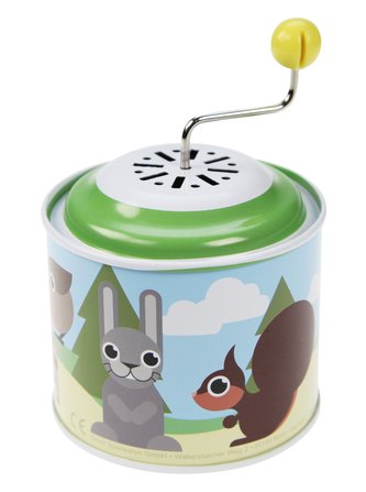 Hrající skříňka, lesní zvířata CZ