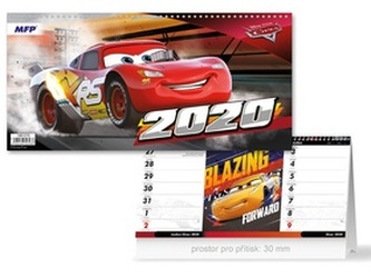 DISNEY Cars (čtrnáctidenní) - stolní kalendář 2020