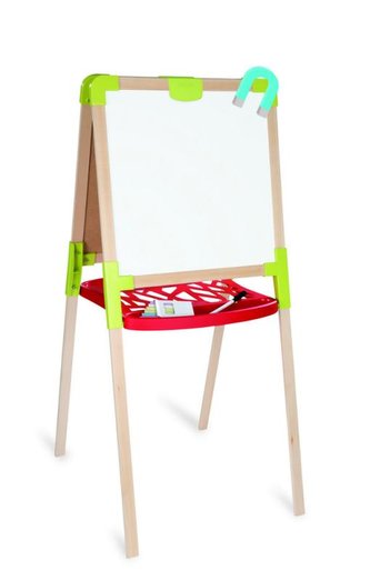 Tabule dřevěná na kreslení 2v1, stojací