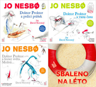 Doktor proktor - CDmp3 (komplet Doktor Proktor a prdící prášek, Doktor Proktor a vana času, Doktor Proktor a konec světa. Možná...)