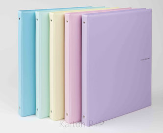 KARIS A5 plast PASTELINI růžová
