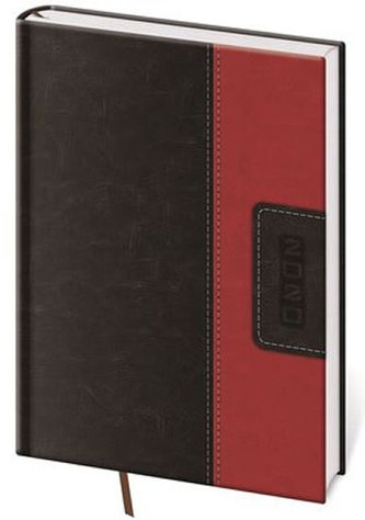 Diář 2020 - Classic/denní A5/černo/červený