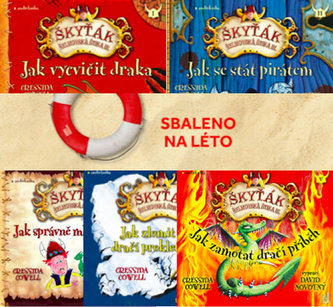 Škyťák - CDmp3 (komplet Jak vycvičit draka, Jak se stát pirátem, Jak správně mluvit dracky, Jak zlomit dračí prokletí, Jak zamotat dračí příběh)