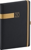 Týdenní diář Twill 2020 černozlatý