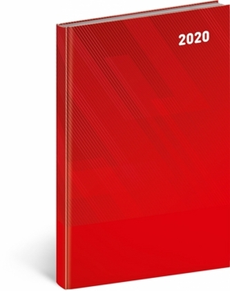 Týdenní diář Cambio Classic 2020 červený