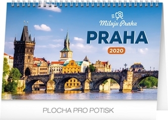Miluju Prahu - stolní kalendář 2020