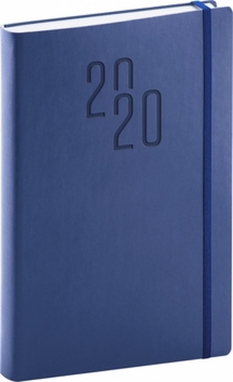 Denní diář Soft 2020 modrý