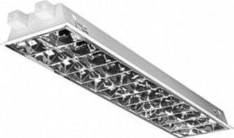 SVÍTIDLO MODUS I236ALDP600EP 2x36W HLINÍK, DVOJITÁ PARABOLA, EL.PŘEDŘADNÍK