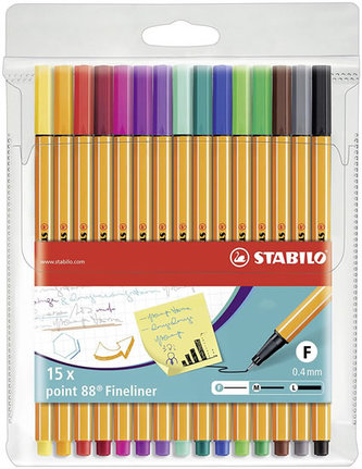STABILO point 88 - sada 15 ks