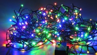 VENKOVNÍ SVĚTELNÝ LED ŘETĚZ multicolor, 17,9 m